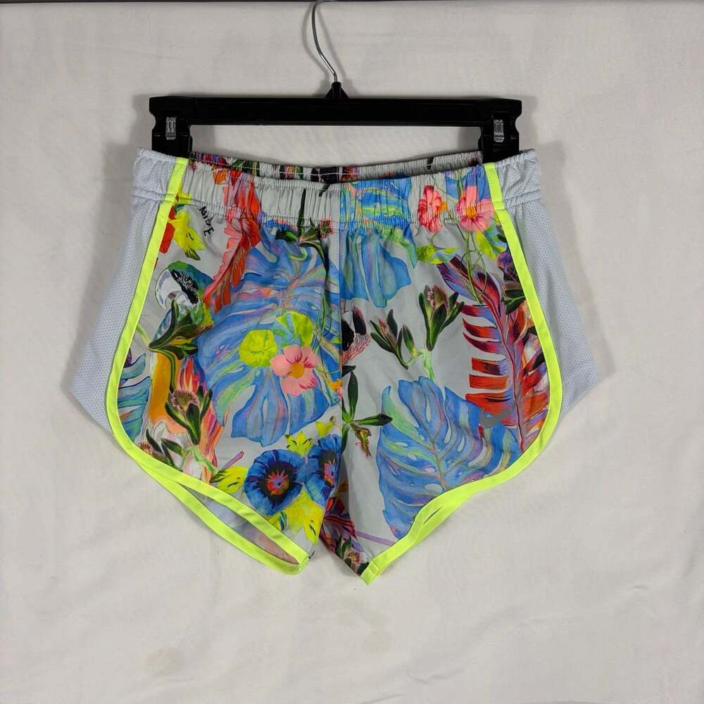 Nike Tempo Running Shorts Size XS Tropical Floral Parrot Print